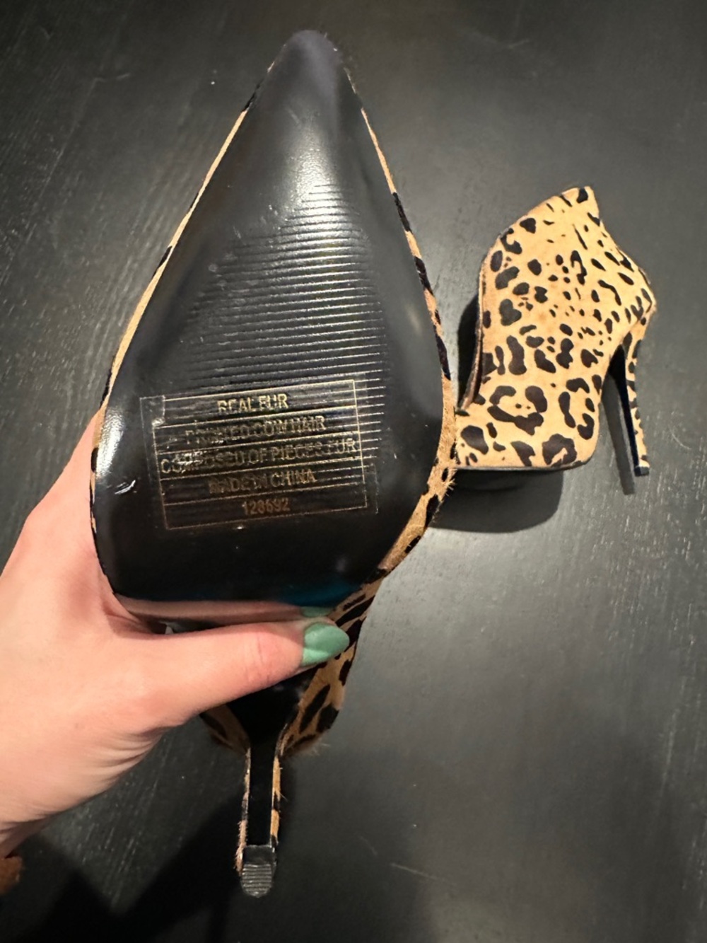 Steve Madden Leopard Heeled Booties - Picture 6 of 6